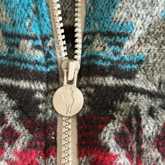 Outback trading company western Aztec style vest size medium with pockets - Picture 5 of 14